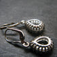 Moldavite Tektite Silver Earrings from Czech Republic - 4.0 Grams