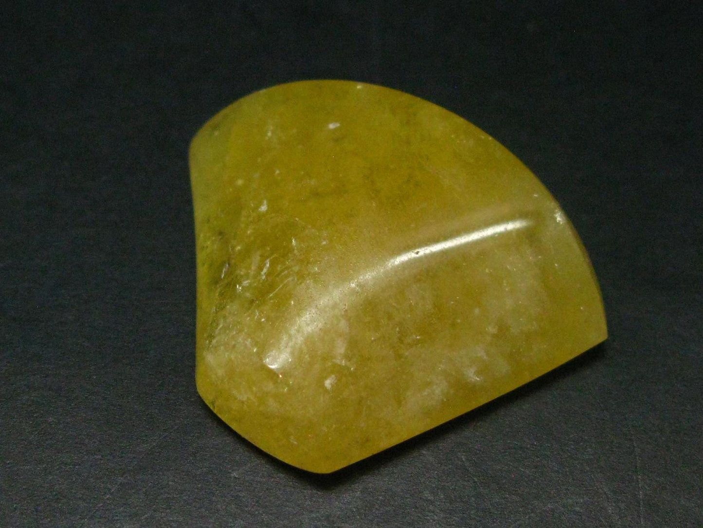Rare Agni Gold Danburite Polished Stone From Tanzania - 43.40 Carats - 0.8"