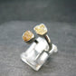 Herderite Crystal Silver Ring From Brazil - Adjustable Size - 2.43 Grams