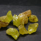 Lot Of 10 Large Yellow Sulphur Sulfur Crystals From Italy - 10.56 Grams