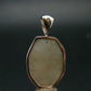 Very Rare White Cryolite 925 Silver Pendant from Greenland - 1.0" - 3.24 Grams