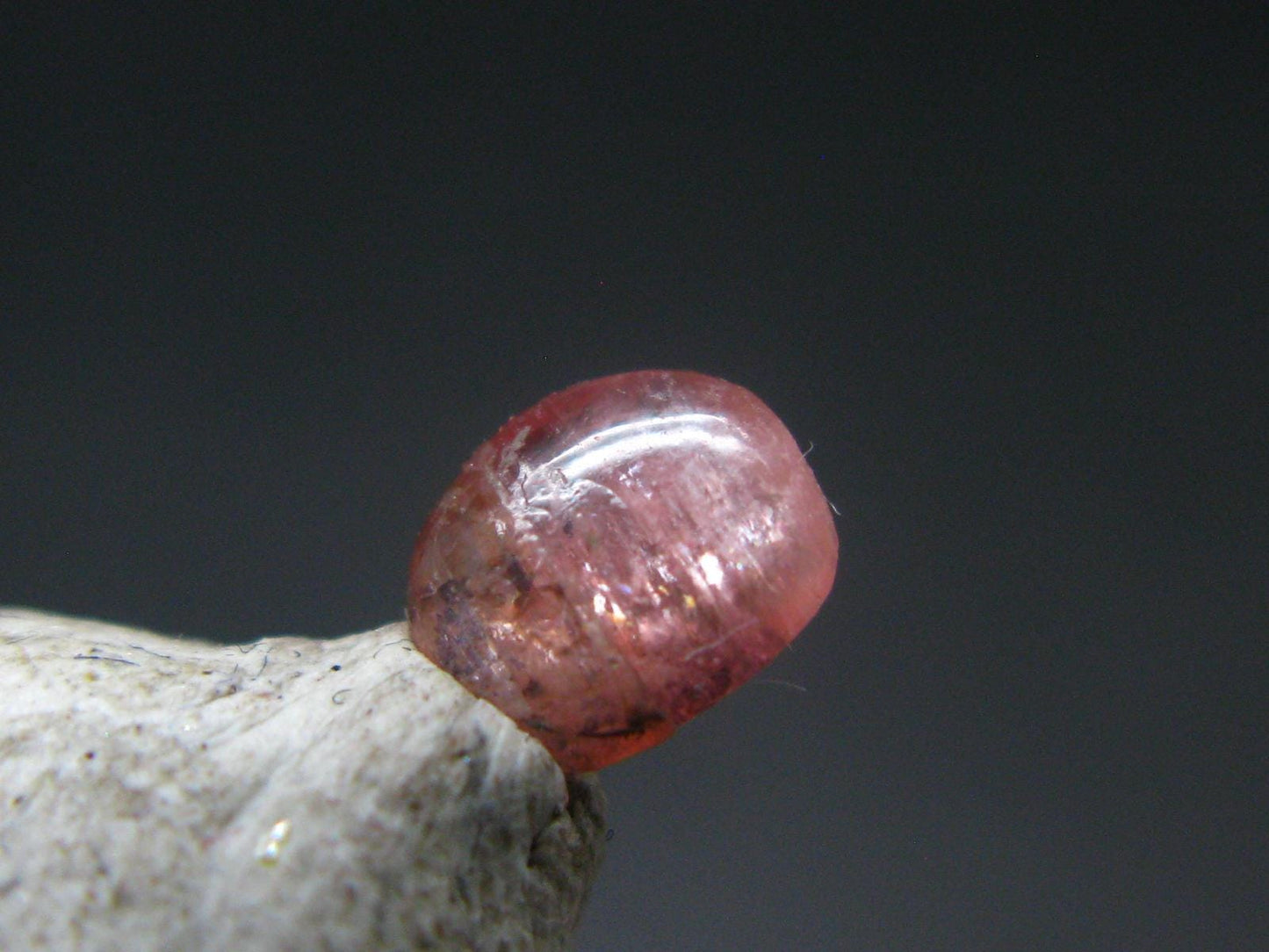 Rare Gem Serandite Cats Eye Cabochon Stone from Canada - 0.48 Carats
