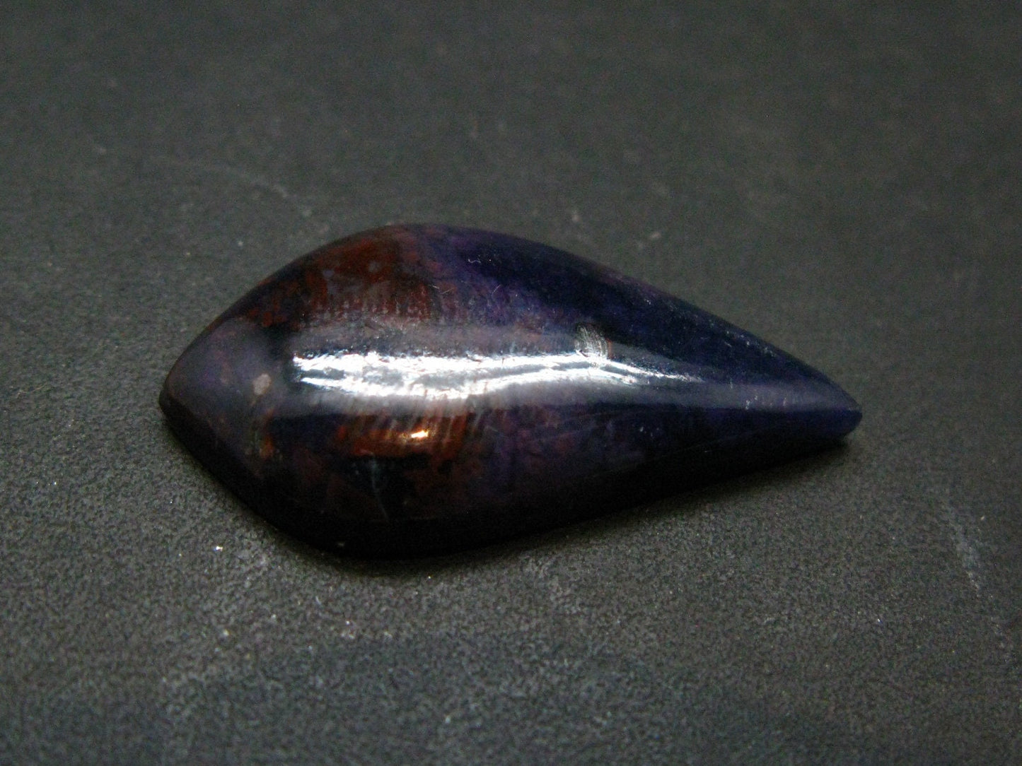 Rare Bustamite and Sugilite Cabochon from South Africa - 0.9" - 3.82 Grams
