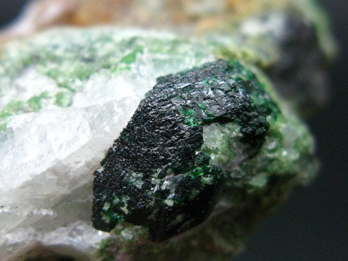Rare Uvarovite Garnet Cluster from Finland - 33.59 Grams