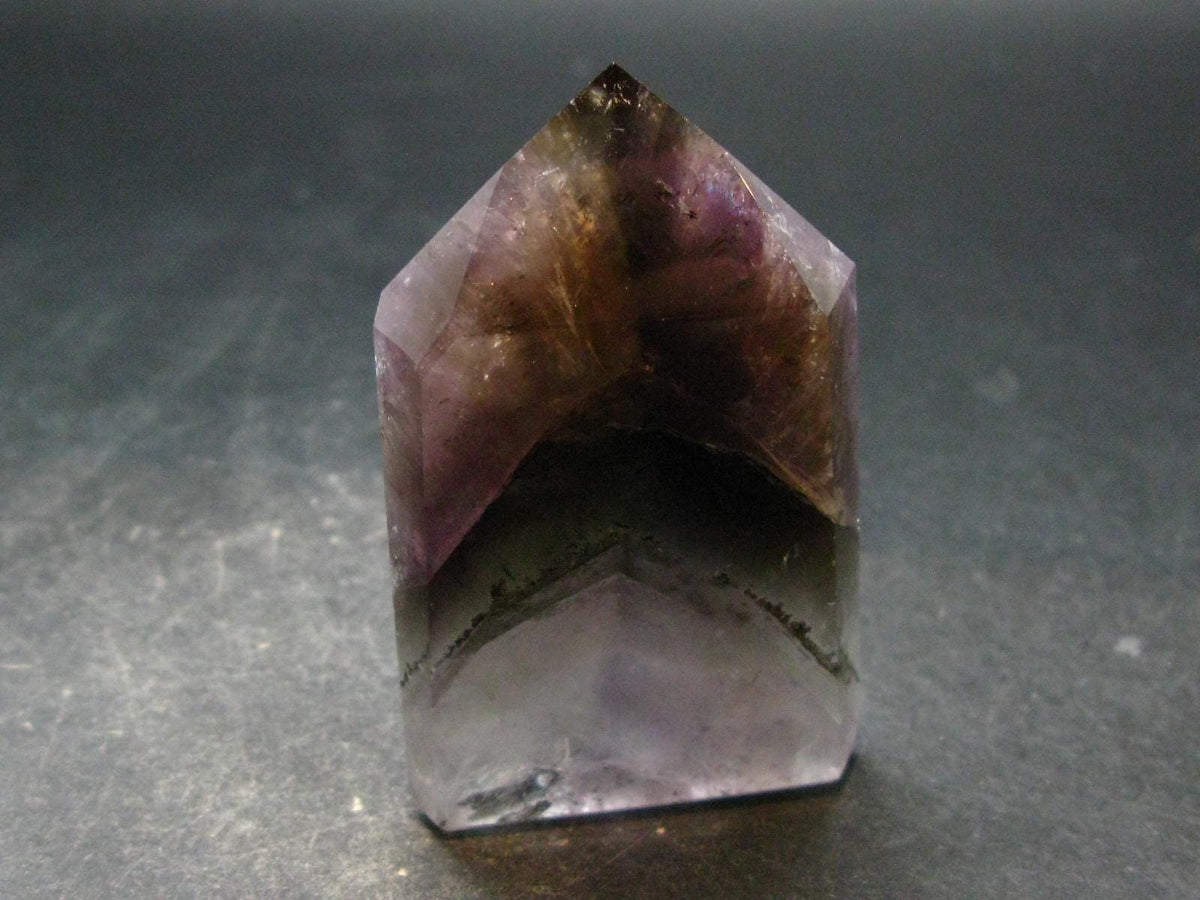 Cacoxenite Amethyst Polished Crystal From Brazil - 2.8"