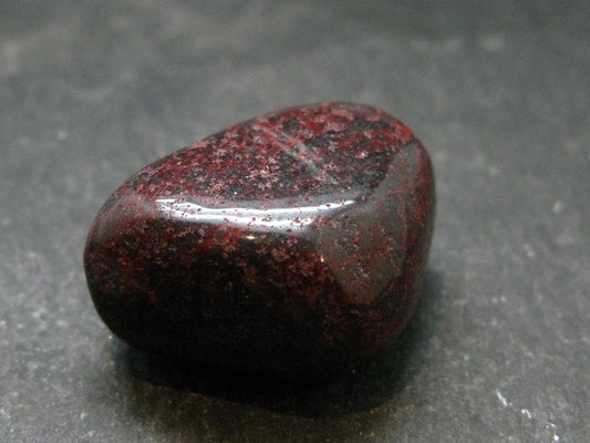 Red Cinnabar Cinabar Tumbled Piece From Spain - 16.84 Grams - 1.1"