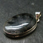 Large Tourmalinated Quartz Crystal Silver Pendant From Brazil - 1.5" - 7.75 Grams