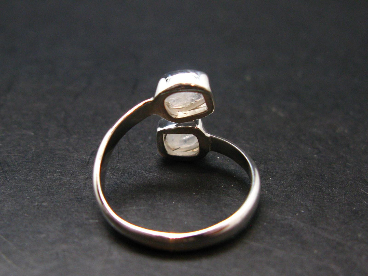 Natrolite Silver Ring From Russia - 2.0 Grams - Size 7