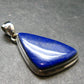 Lapis Lazuli Silver Pendant From Afghanistan - 1.6" - 10.25 Grams