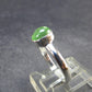 Tsavorite Green Garnet Sterling Silver Ring from Tanzania - 1.97 Grams - Size 6