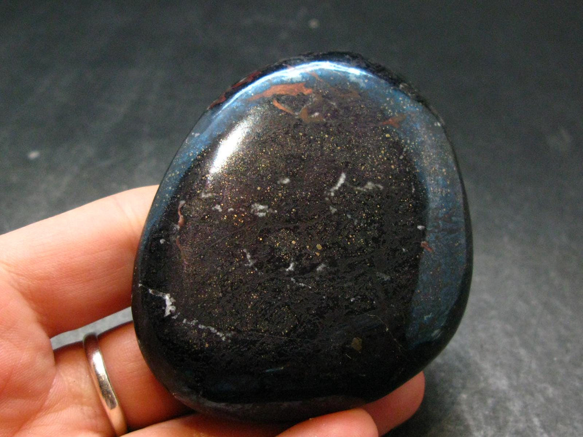 Covelite Covellite Tumbled Stone From Peru - 2.6" - 133.34 Grams