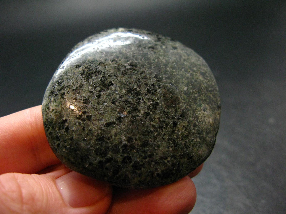Rare Stonehenge Preseli Bluestone Tumbled Crystal From Wales UK - 1.9" - 39.81 Grams