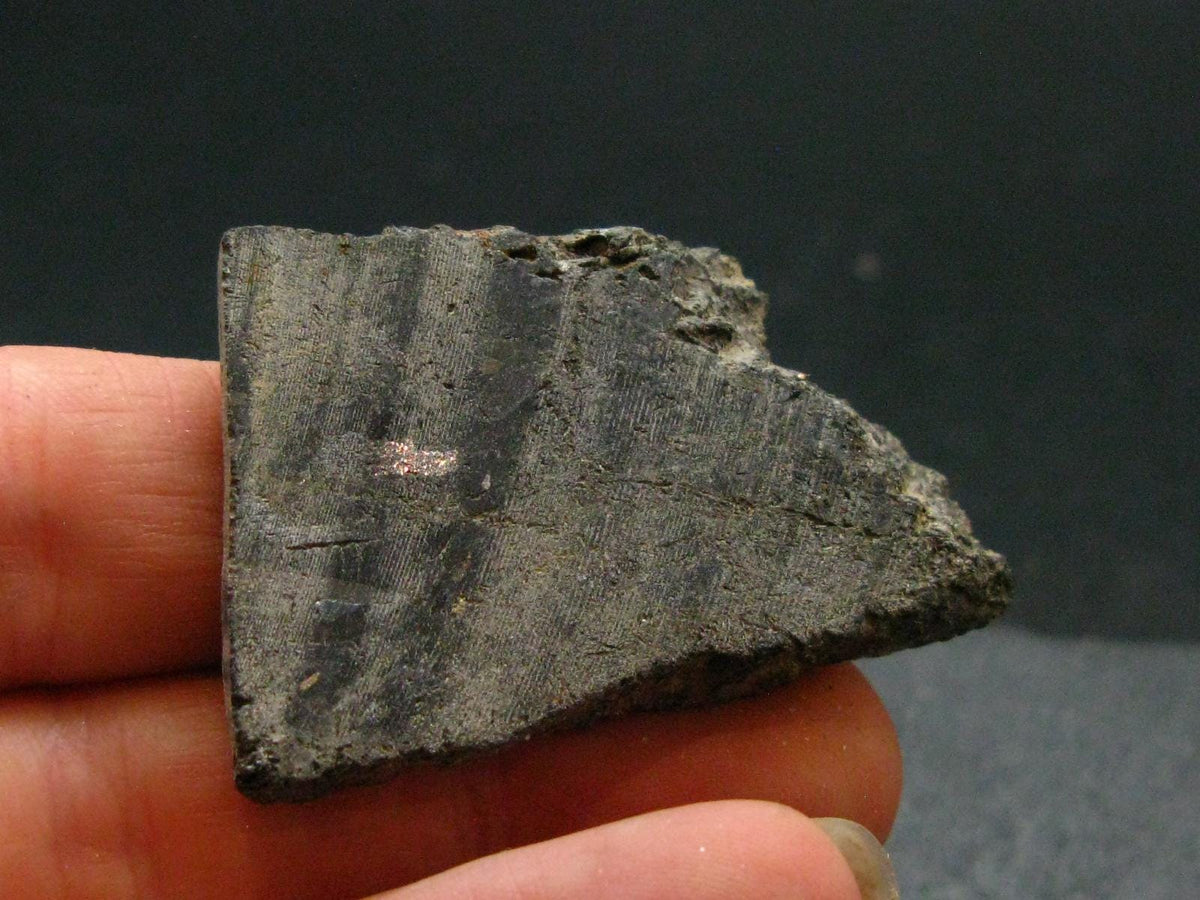 Rare Nuumite Nuummite Slab From Greenland - 15.37 Grams - 1.7"