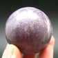 Lepidolite sphere from Brazil - 1.9"
