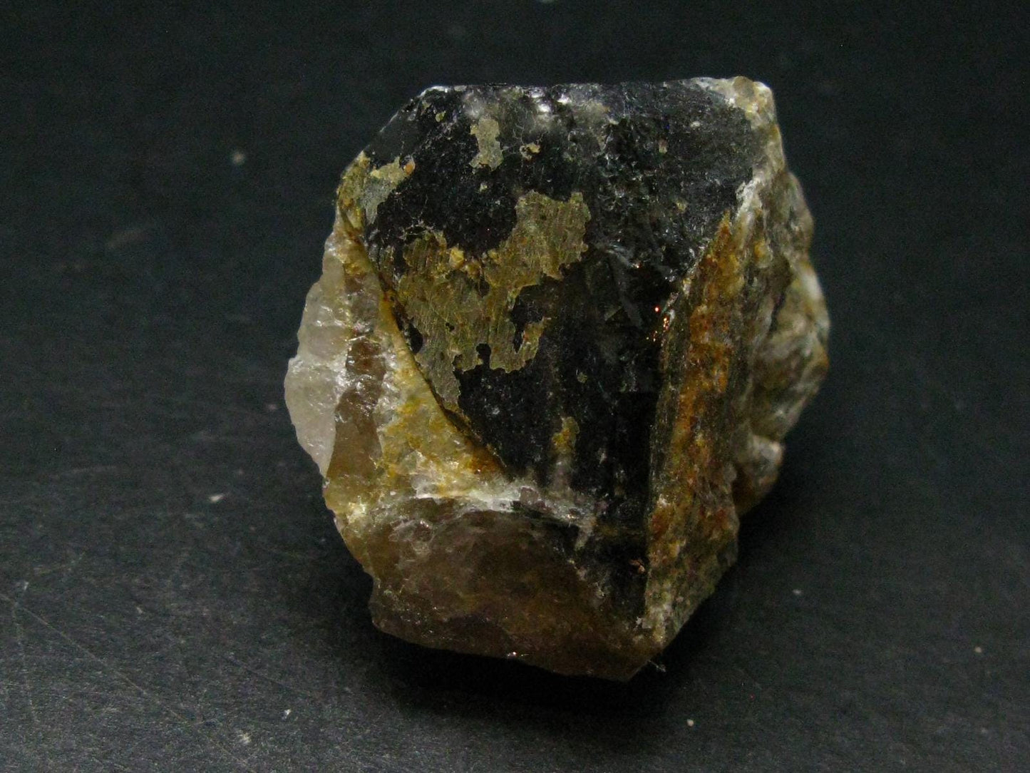 Rare Herderite on Quartz Crystal from Brazil - 52.44 Grams - 1.8"