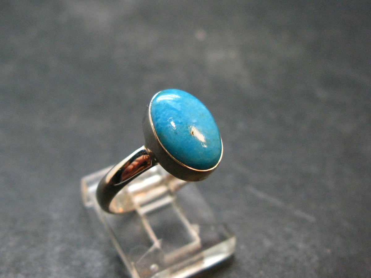 Genuine Turquoise Sterling Silver Ring - 2.40 Grams - Size 7