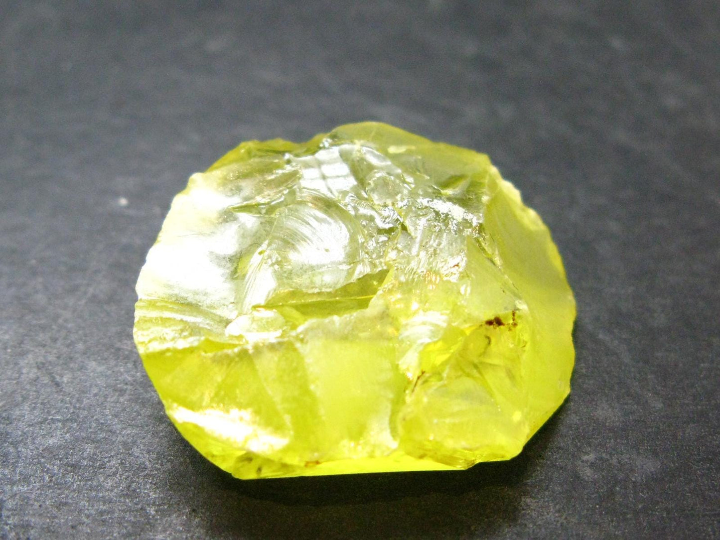 Large Yellow Sulphur Sulfur Crystal Italy - 1.1"