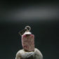 Bixbite Red Emerald Beryl Silver Pendant From Utah USA - 2.75 Carats - 0.7"