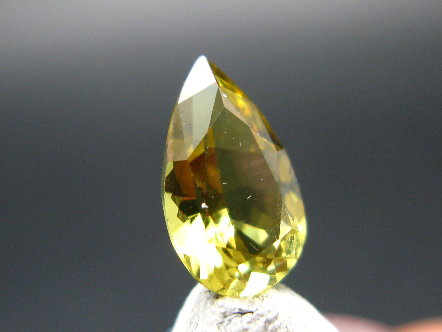 Green Chrysoberyl Cut Gem From Brazil - 1.72 Carats