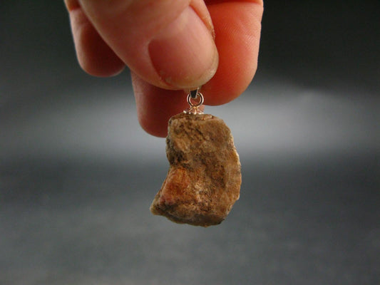 Rare Pink Tugtupite Sterling Silver Pendant From Greenland - 1.2" - 3.91 Grams