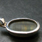 Hawk Eye (Blue Tiger Eye) Silver Pendant from South Africa - 1.4"