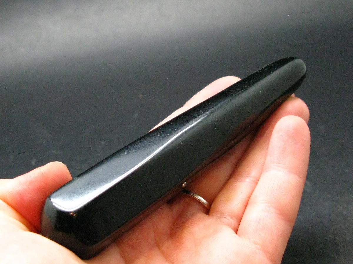 Black Jade Wand From Greenland - 4.4" - 77.22 Grams