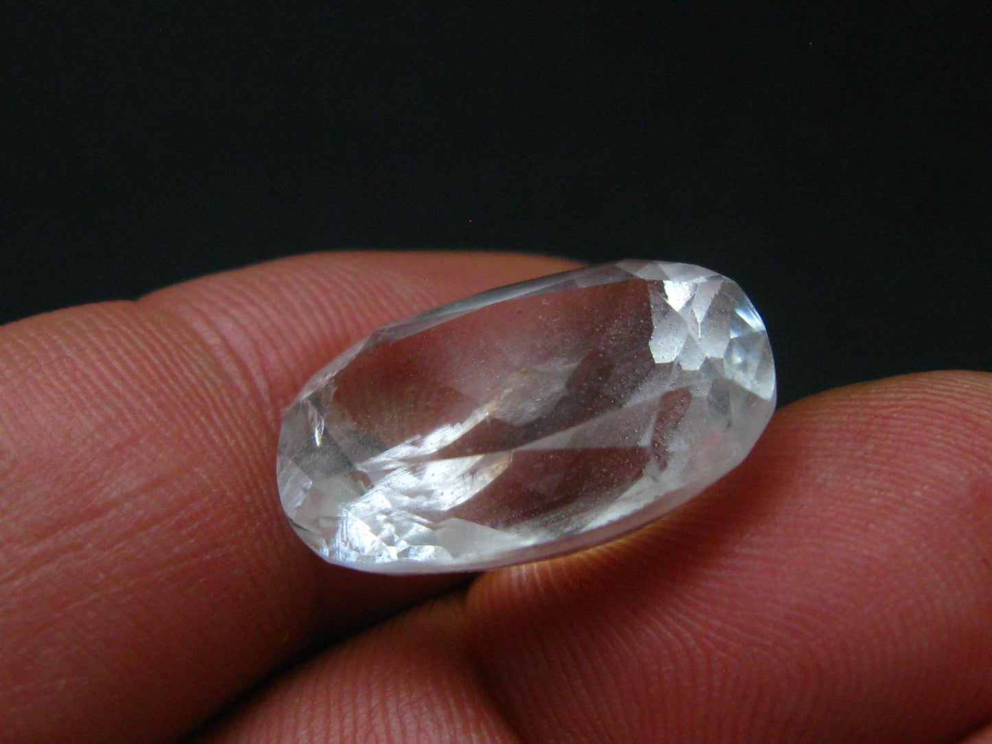 Gem Pollucite Polucite Facetted Cut Stone from Pakistan - 15.89 Carats