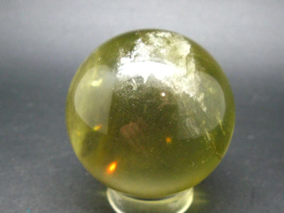 Citrine Sphere From Brazil - 2.2" - 247 Grams