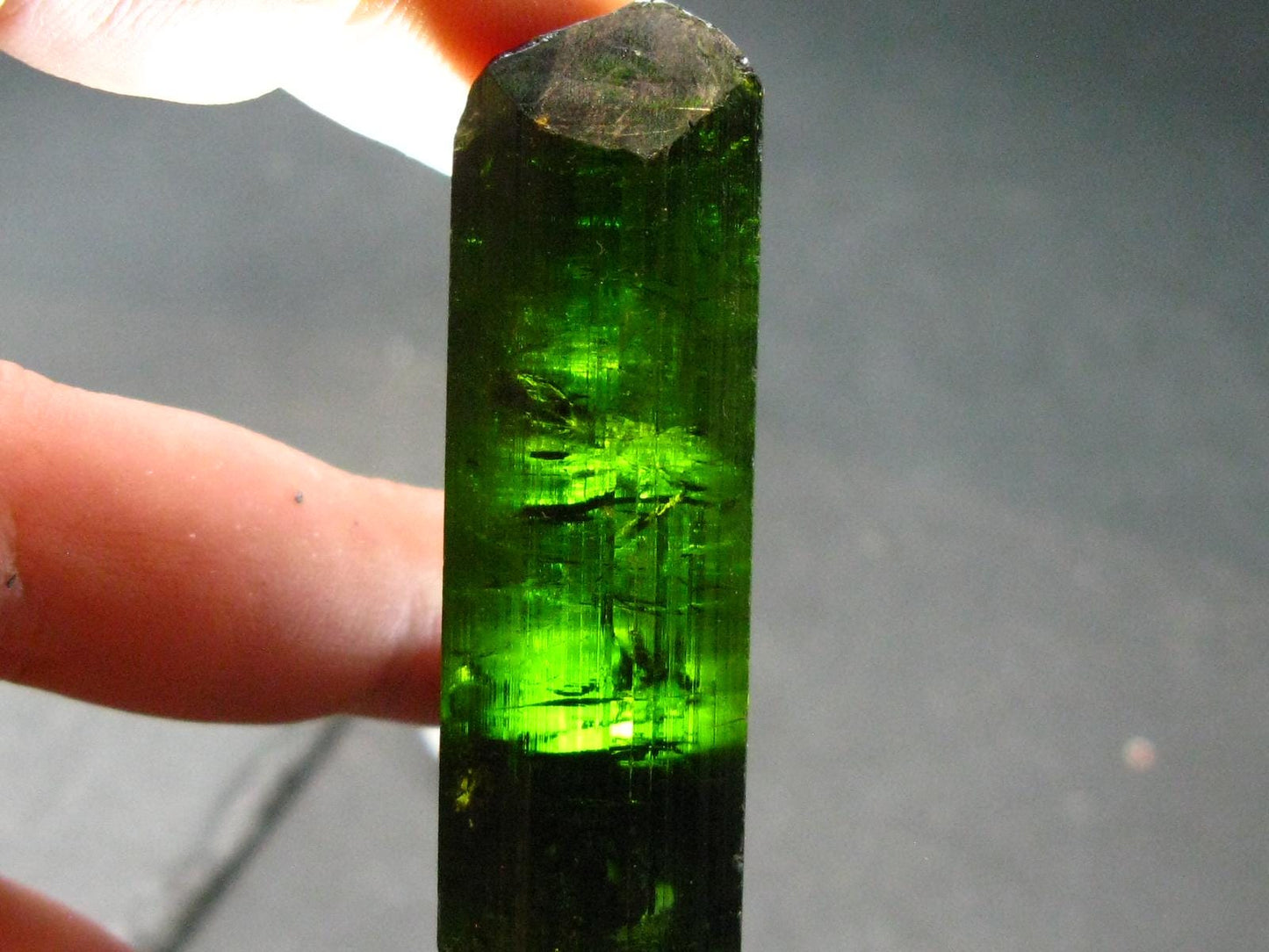 Green Tourmaline Crystal From Brazil - 2.4" - 148.40 Carats