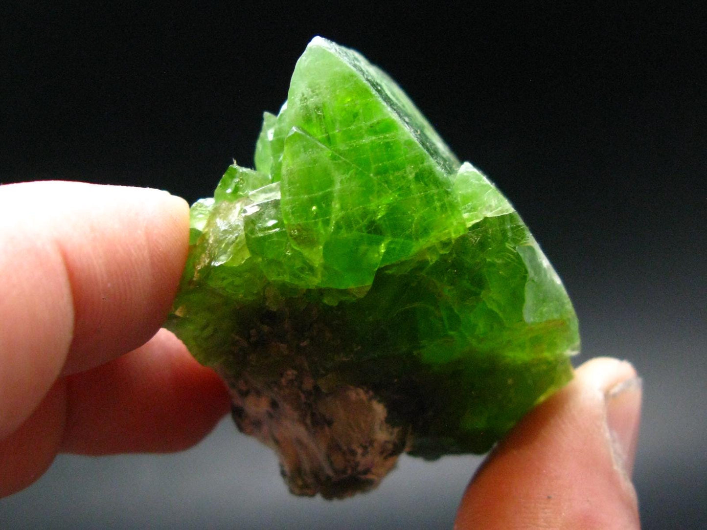 Huge 387 Carat Gem Peridot Olivine Cluster from Pakistan - 1.1"