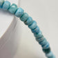 Blue Larimar Bead Necklace Natural Gemstone Necklace Ocean Style Jewelry Gift