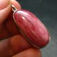 Rare Rhodochrosite Sterling Silver Pendant From Argentina - 1.5" - 8.78 Grams