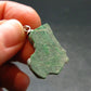 Extremely Rare Natural Maw Sit Sit Crystal Silver Pendant from Myanmar - 1.2" - 4.25 Grams