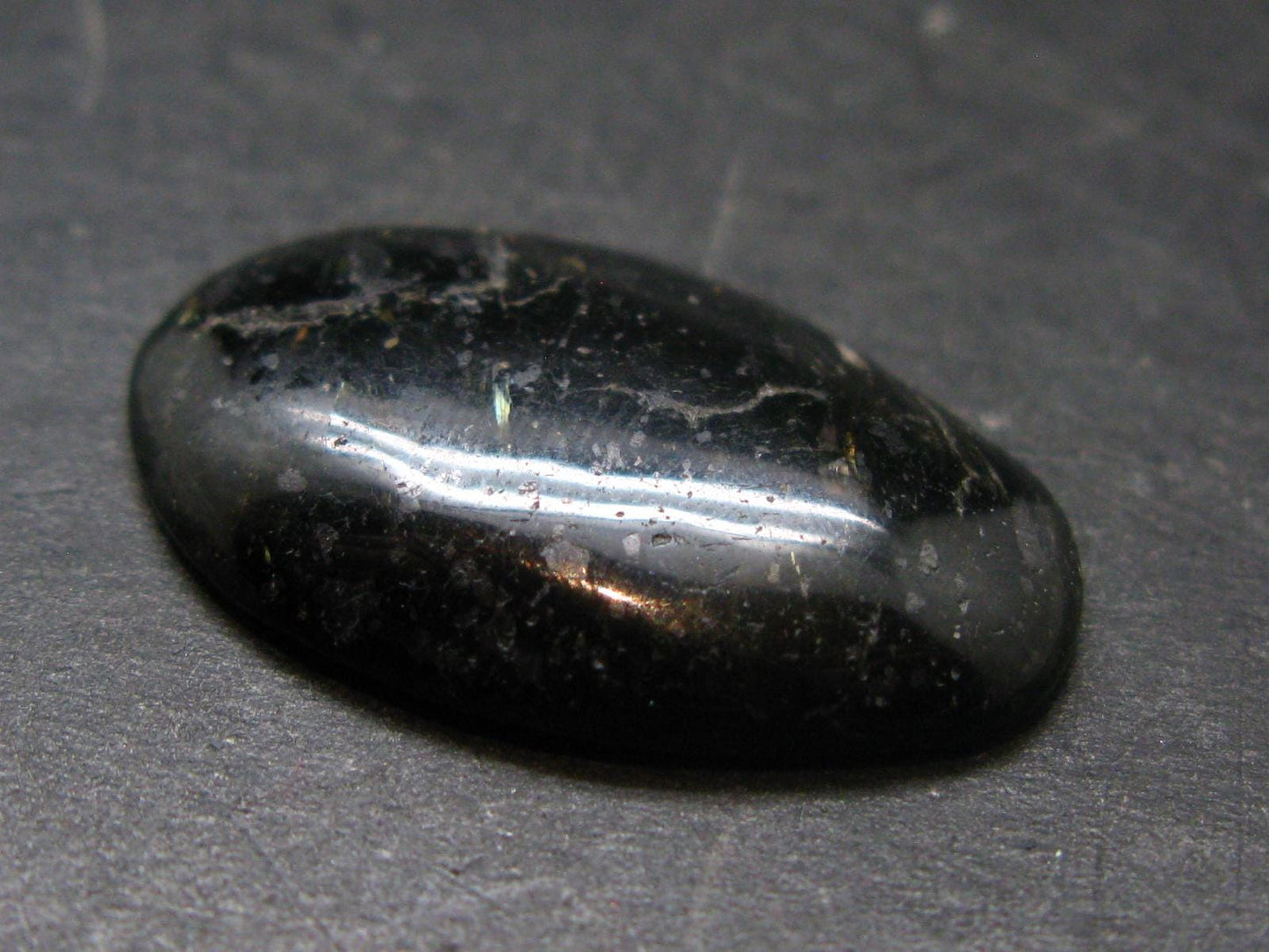 Rare Nuumite Nuummite Cabochon From Greenland - 1.1" - 6.24 Grams