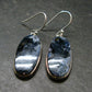 Natural Pietersite Silver Earrings from Namibia - 1.8" - 6.30 Grams