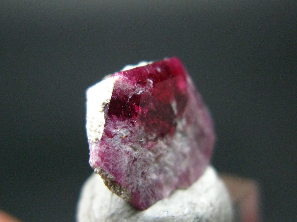 Beautiful Rare Gem Bixbite Red Beryl Emerald Cut Stone From Utah USA - 3.43 Carats - 5x4mm