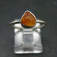 Spessartine Garnet Silver Ring From Tanzania - Size 7 - 2.02 Grams