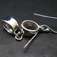 Phenakite Phenacite Silver Earrings From Russia - 3.23 Grams