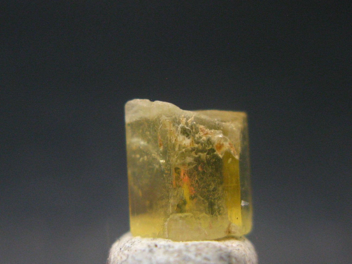 Gem Heliodor Golden Beryl Crystal From Tajikistan - 0.86 Grams - 0.3"