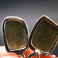 Moldavite Tektite Silver Earrings from Czech Republic - 2.34 Grams