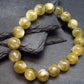 Muscovite Mica Genuine Bracelet ~ 7 Inches ~ 10mm Round Beads