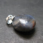 Gem Blue Sapphire Corundum Crystal Silver Pendant From Sri Lanka - 13.5 Carats