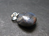 Gem Blue Sapphire Corundum Crystal Silver Pendant From Sri Lanka - 13.5 Carats