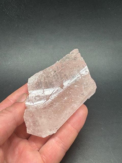 Gem Pink Morganite (Beryl) Crystal From Brazil - 3.9" - 230.7 Grams