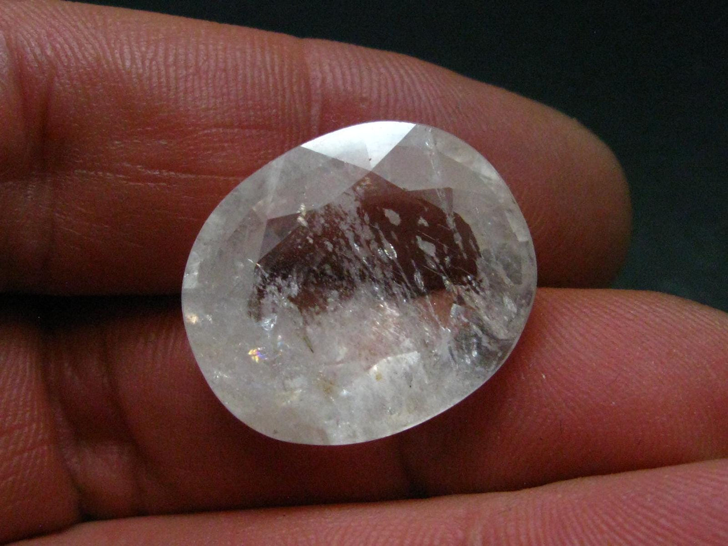 Gem Phenacite Phenakite Facetted Cut Stone From Russia - 27.36 Carats