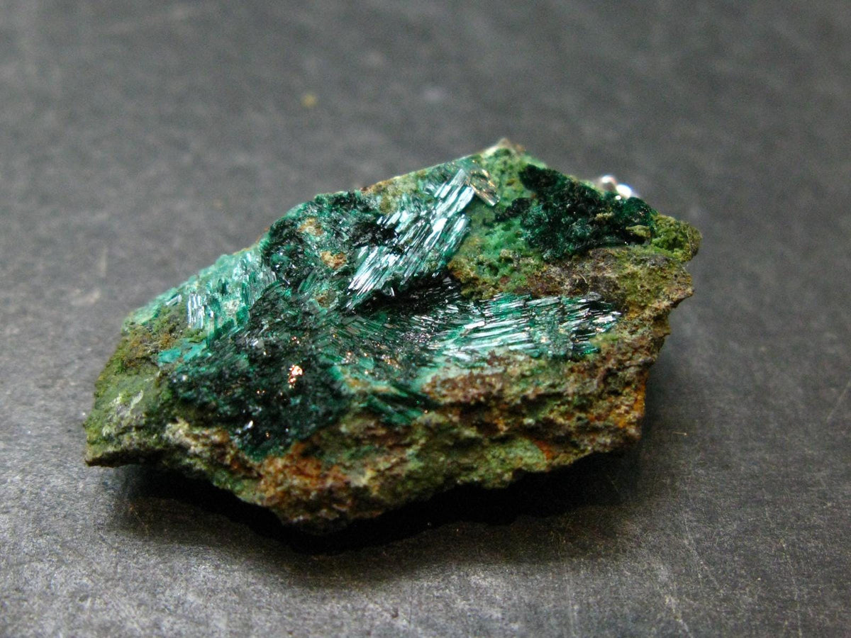 Nice Atacamite Pendant from Chile - 1.5" - 7.72 Grams