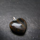 Rare ISUA Stone Silver Heart Pendant From Greenland - 1.0" - 3.60 Grams