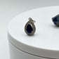 Pear Shaped Sapphire Pendant | Natural Blue Sapphire Necklace Charm | Sterling Silver Sapphire Birthstone Jewelry | September Gift