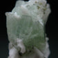 Gem Green Herderite Crystal With Albite From Pakistan - 1.1" - 10.43 Grams