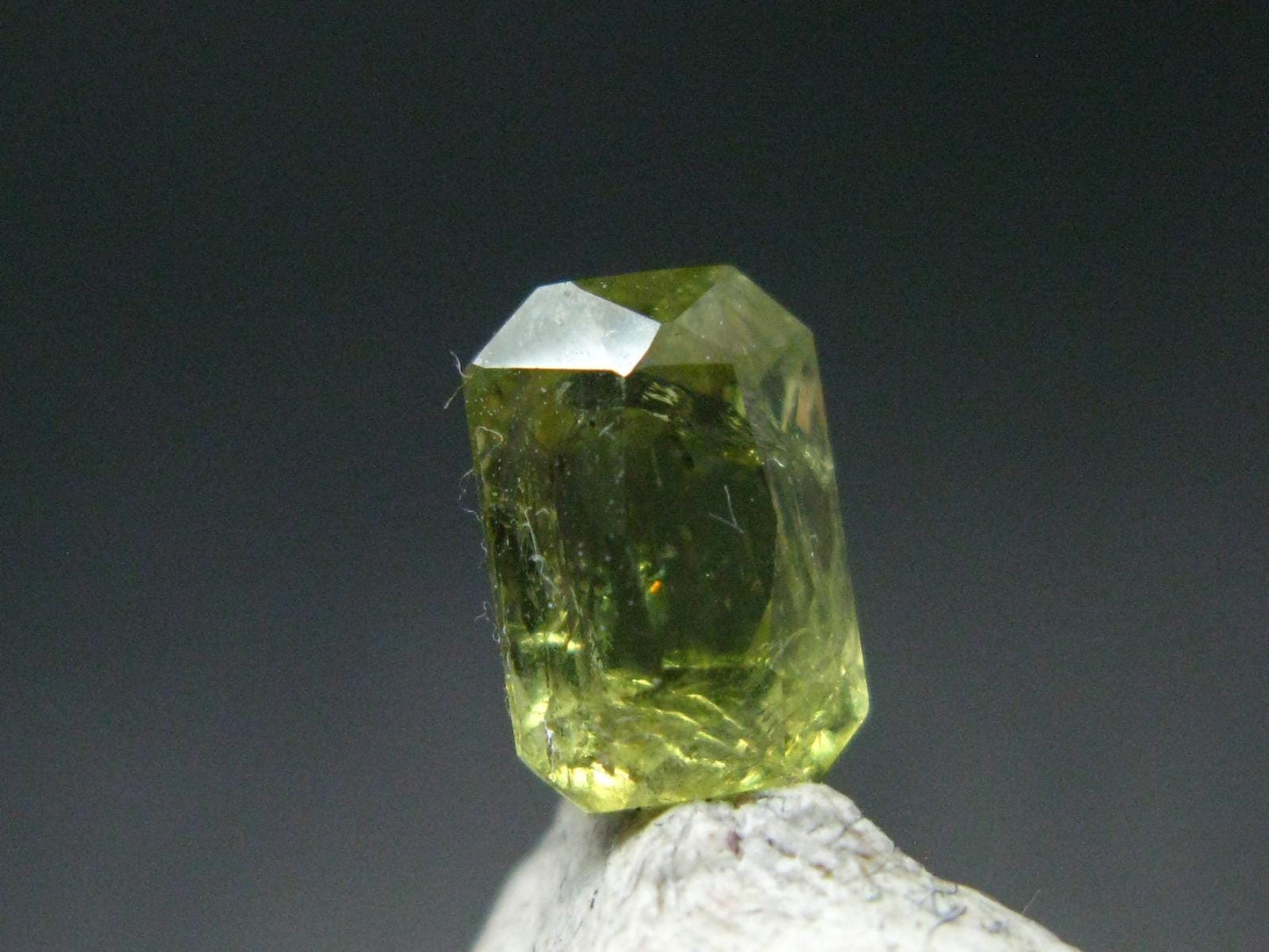 Rare Gem Vesuvianite Cut Stone from Canada - 1.60 Carats